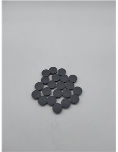 sourcing map Tapones de plástico de 28 mm, 26 piezas de panel empotrado, tapones de bloqueo redondos a presión para muebles, pan 2