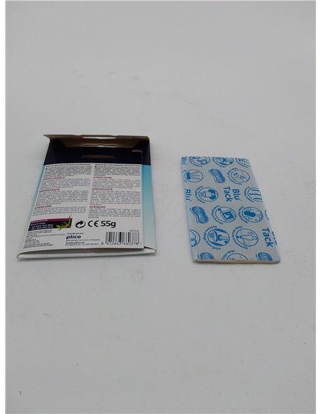 BOSTIK Blu Tack Blanco, Masilla Adhesiva Cuarteada, Moldeable y Reutilizable, Fijación de Todo Tipo de Objetos, Limpia, Segura y