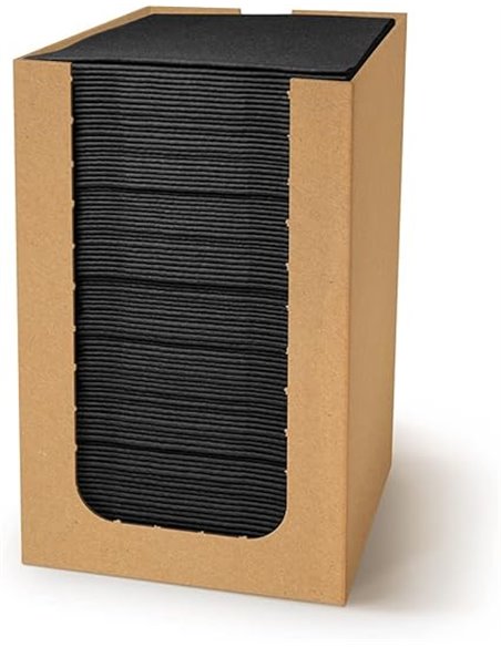 PAW - Servilletas de Cóctel Airlaid (20 x 20 cm) I 100 piezas I Lisas I Tipo tela I Elegante Decoración de Mesa I HoReCa I Para 