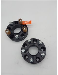 VEVOR Espaciadores de Rueda, Adaptadores de Rueda de φ 164 x 70,1 mm, 5 Espárragos, Centrados en el Eje de 71,5 mm M1/2-20, Apto 2