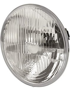 HELLA 1A6 002 395-031 Halógena Óptica de faro, faro principal - 12V - redondo - Número de referencia: 20 - ECE - Tulipa convexa 