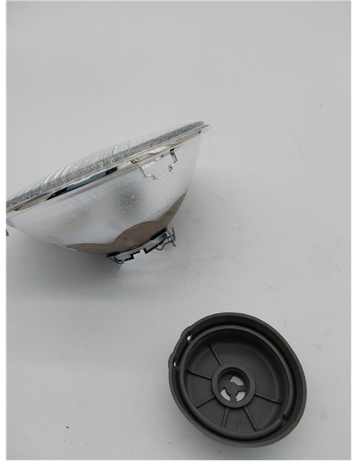 HELLA 1A6 002 395-031 Halógena Óptica de faro, faro principal - 12V - redondo - Número de referencia: 20 - ECE - Tulipa convexa 