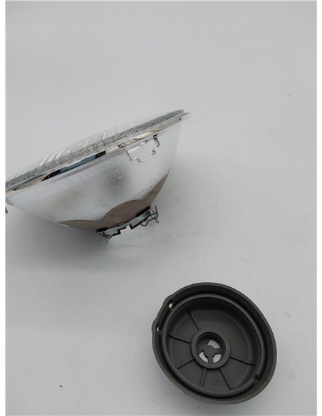 HELLA 1A6 002 395-031 Halógena Óptica de faro, faro principal - 12V - redondo - Número de referencia: 20 - ECE - Tulipa convexa 