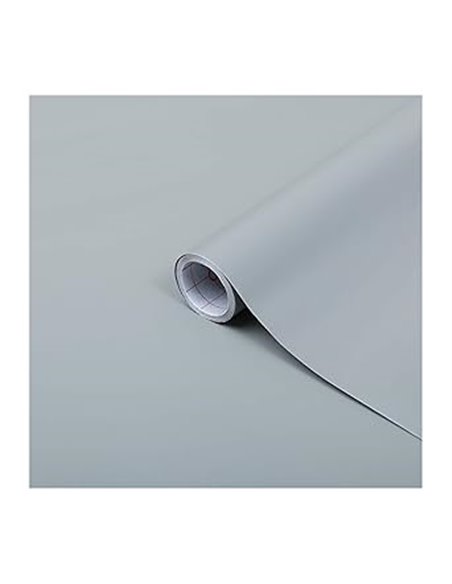 d-c-fix vinilo adhesivo muebles Gris unicolor mate autoadhesivo impermeable decorativo para cocina, armario, puerta, mesa papel 