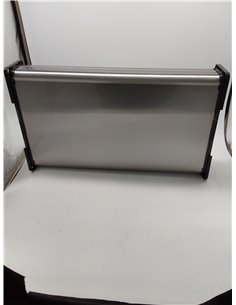 WELL HOME - Cubo de basura inteligente SIN patas con apertura automática o contacto manual, 50L, Alto: 67,5 (x35,5x26), gris.    2
