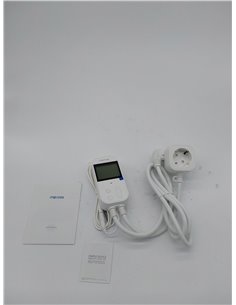 Meross Inteligente Enchufe de Digital Termostato con Sonda, 2,4GHz WiFi Controlador de Temperatura Enchufe con Termostato 16A 38 2