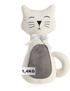 com-four® Tope de Puerta - Soporte de Puerta Pesado - Lindo diseño de Gato - Accesorio Funcional para el hogar - Tope para Venta