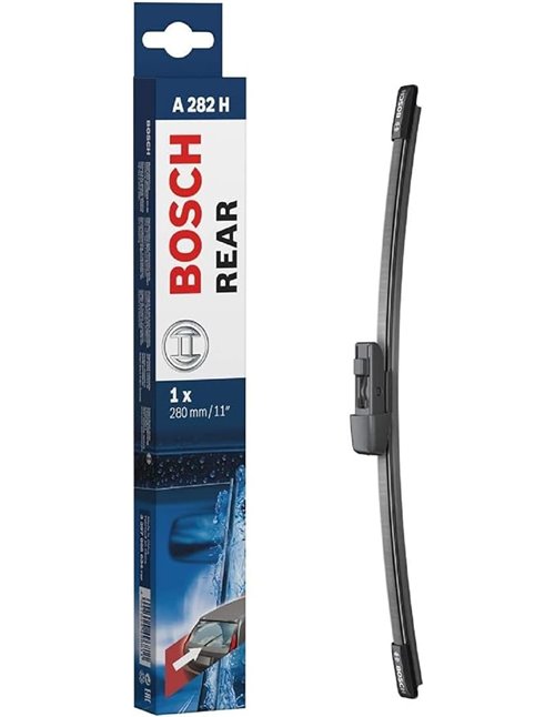 Escobilla limpiaparabrisas Bosch Rear A282H, Longitud: 280mm – 1 escobilla limpiaparabrisas para la ventana trasera       