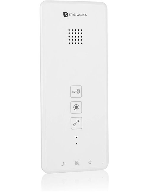 Unidad interior para porteros electrónicos Smartwares DIC-21102, Audio bidireccional, Fácil instalación con 2hilos, 52 melodías,