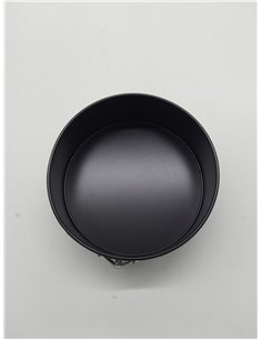 Ibili Molde Desmontable Moka-Chapa Acero Antiadherente-Diametro 20 cm-Libre de PFOA, Stainless Steel, Negro        2