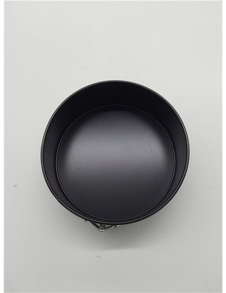 Ibili Molde Desmontable Moka-Chapa Acero Antiadherente-Diametro 20 cm-Libre de PFOA, Stainless Steel, Negro       