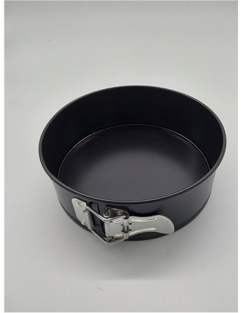 Ibili Molde Desmontable Moka-Chapa Acero Antiadherente-Diametro 20 cm-Libre de PFOA, Stainless Steel, Negro       