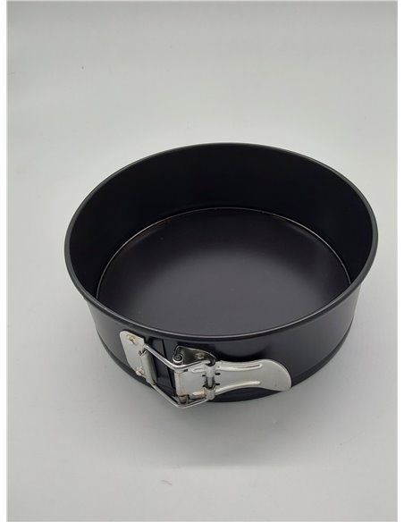 Ibili Molde Desmontable Moka-Chapa Acero Antiadherente-Diametro 20 cm-Libre de PFOA, Stainless Steel, Negro       