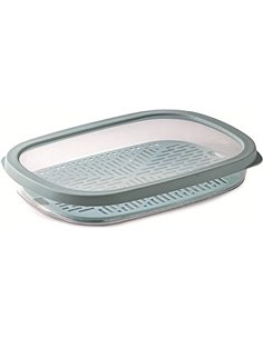 Snips, Aroma Keeper Recipiente guarda Alimentos 1,50 Lt, Botes Cocina Almacenaje 28,5 x 20,5 x 4,5 cm, Envase Alimentos Azul, Ma