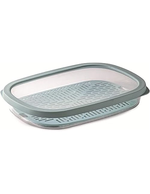 Snips, Aroma Keeper Recipiente guarda Alimentos 1,50 Lt, Botes Cocina Almacenaje 28,5 x 20,5 x 4,5 cm, Envase Alimentos Azul, Ma