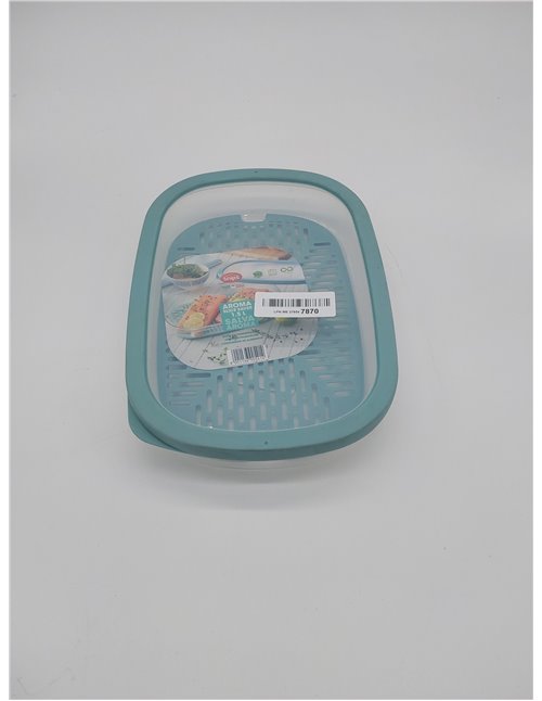 Snips, Aroma Keeper Recipiente guarda Alimentos 1,50 Lt, Botes Cocina Almacenaje 28,5 x 20,5 x 4,5 cm, Envase Alimentos Azul, Ma