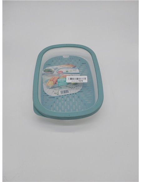 Snips, Aroma Keeper Recipiente guarda Alimentos 1,50 Lt, Botes Cocina Almacenaje 28,5 x 20,5 x 4,5 cm, Envase Alimentos Azul, Ma