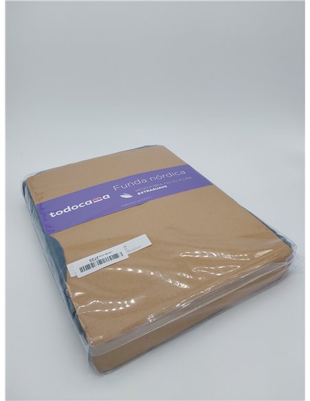 Todocama – Funda nórdica de Microfibra para edredón de Tacto Extra Suave. (Azul grisáceo - Cama 105/120-180x220cm).       
