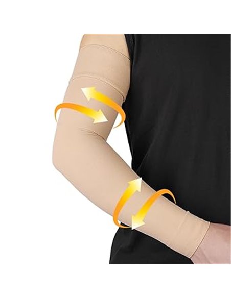Beister,Funda de compresión médica para hombres y mujeres (individual) de 20-30 mmHg, soporte completo de compresión graduada co