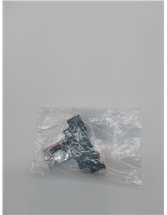 Taiss Relais 12V AC Relé de potencia electromagnética 2NO 2NC 8 pines 10A DPDT bobina Relé con indicador con enchufe YJTF08A-E c 2