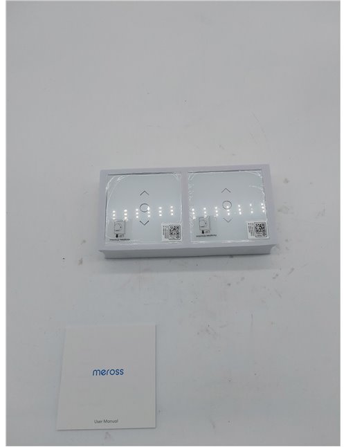 Meross Interruptor de Cortina Alexa, Interruptor de Persianas LED Inteligentes WiFi, Compatible con Apple HomeKit Siri, Alexa y 