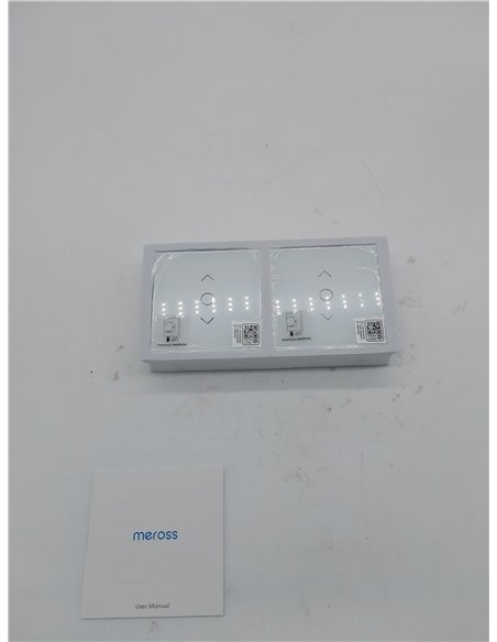 Meross Interruptor de Cortina Alexa, Interruptor de Persianas LED Inteligentes WiFi, Compatible con Apple HomeKit Siri, Alexa y 