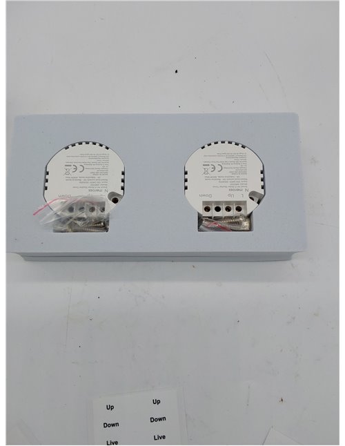 Meross Interruptor de Cortina Alexa, Interruptor de Persianas LED Inteligentes WiFi, Compatible con Apple HomeKit Siri, Alexa y 