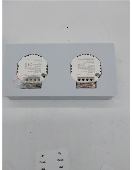 Meross Interruptor de Cortina Alexa, Interruptor de Persianas LED Inteligentes WiFi, Compatible con Apple HomeKit Siri, Alexa y 