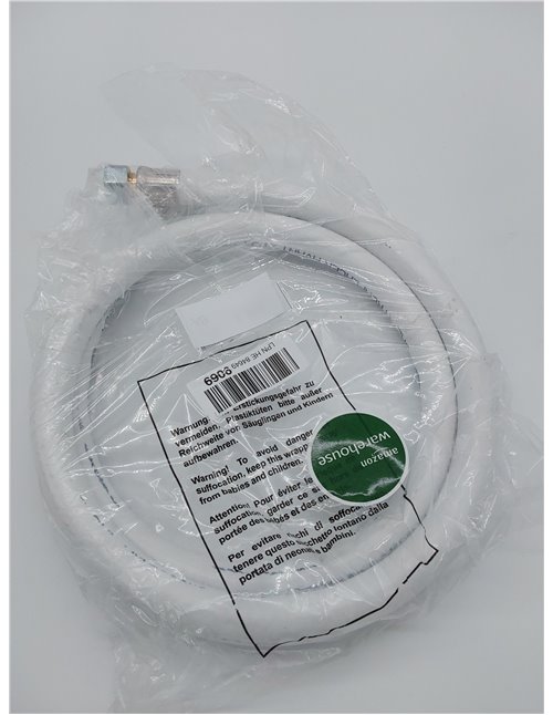 SOMATHERM FOR YOU, Manguera de goma para gas natural – Longitud 1,5 m – Vida útil 10 años – Accesorios de tuerca giratoria 15/21