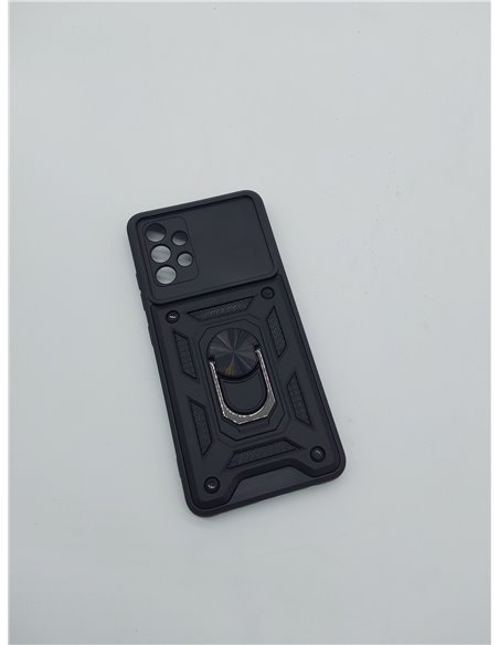 NC LOCLOUD - Carcasa para Samsung Galaxy A32 4G, protección de la cámara con Lente Deslizante Cubierta y Soporte para Anillo Fun