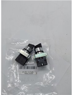 Gebildet 2PCS 1NO 2Selector, Interruptor de Enclavamiento 2 Posiciones Mantenidas, Selector Rotativo Interruptor 600V 10A        2