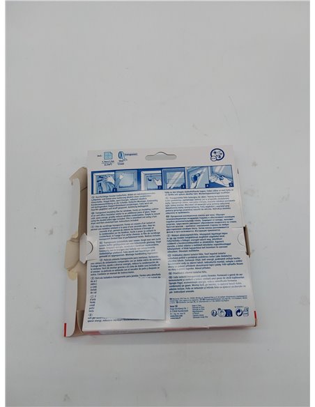 tesamoll Thermo Cover, Cubierta Transparente para el Aislamiento Térmico de Ventanas, Incluye Cinta Adhesiva Doble Cara para una