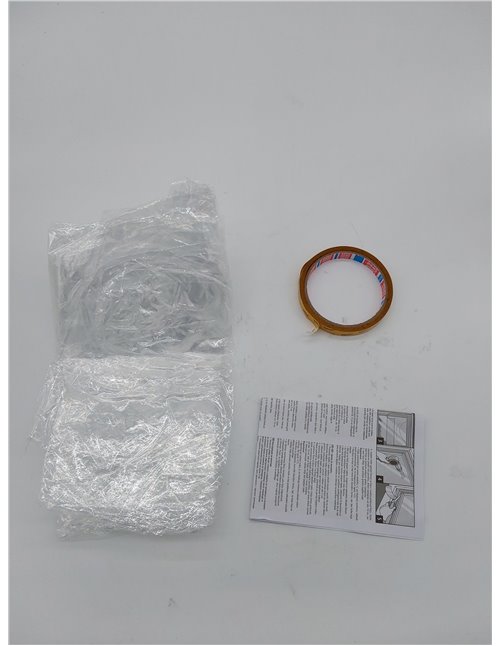 tesamoll Thermo Cover, Cubierta Transparente para el Aislamiento Térmico de Ventanas, Incluye Cinta Adhesiva Doble Cara para una