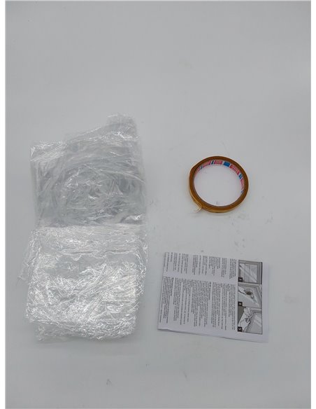 tesamoll Thermo Cover, Cubierta Transparente para el Aislamiento Térmico de Ventanas, Incluye Cinta Adhesiva Doble Cara para una