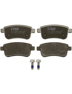 TRW GDB1791 Pastillas de Freno Juego de 4 para Renault Megane III Hatchback (BZ0/1_, B3_) 2008 - Eje Trasero y otros vehículos  