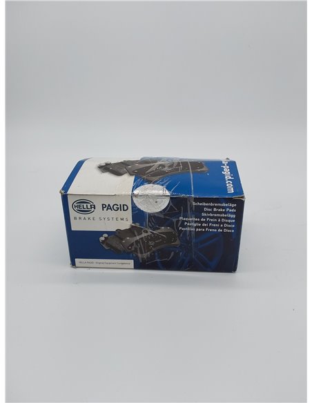 HELLA PAGID 8DB 355 010-401 Juego de pastillas de freno T1355 Espesor 19.1mm Sistema de frenos Brembo con contacto de aviso de d