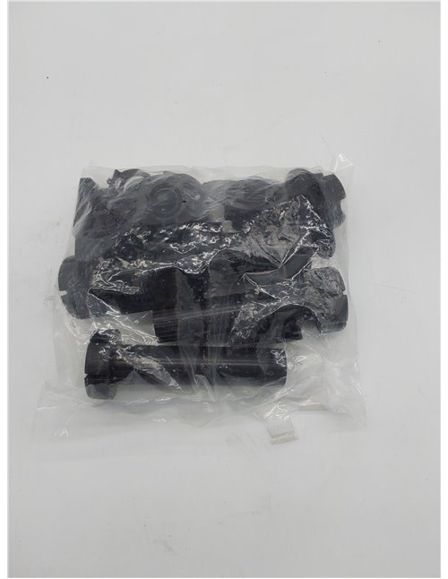 Amig - Kit 4 de Patas y 8 Soportes para Muebles de Cocina | Mod. 9 | Ø47 x 135/160 x Ø16 mm | con Regulación y Espiga | para Zóc