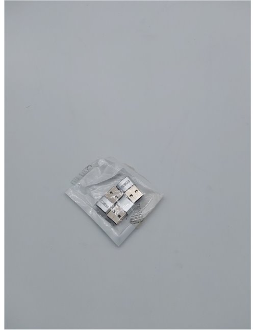 EDIESI, Adaptador USB a Tipo C, Pack 3, para Carga Rápida y sincronización de Datos, Compatible iPhone 15/14/13, iPad, Galaxy, C