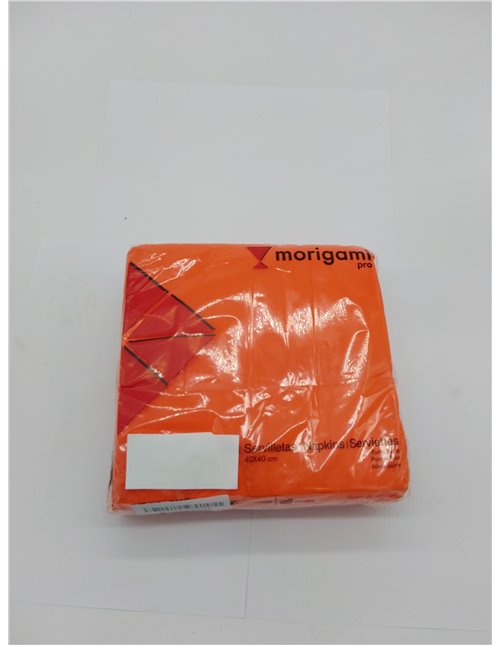 Morigami, Servilleta Tamaño Estándar, Pliegue 1/4, Punta Punta, 50 servilletas       