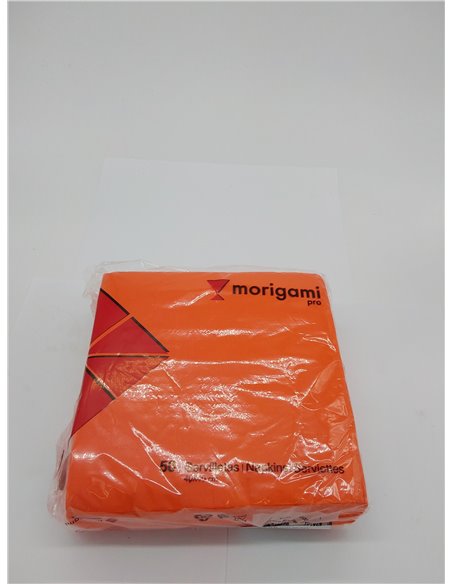 Morigami, Servilleta Tamaño Estándar, Pliegue 1/4, Punta Punta, 50 servilletas       