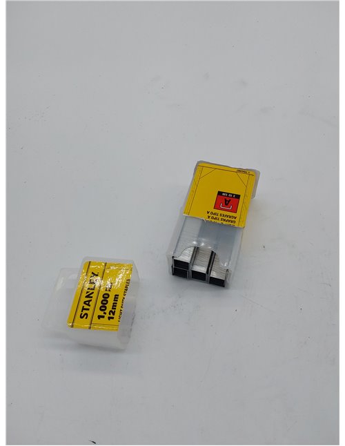 STANLEY 1-TRA208T - Grapa tipo a (5/53/530) 12mm - 1000 u.       
