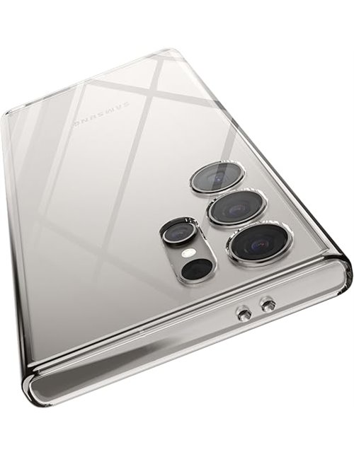 elago Funda Híbrida Transparente Compatible con Samsung Galaxy S24 Ultra, Tecnología Híbrida TPU + Policarbonato, Recortes Preci