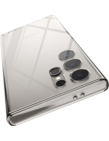 elago Funda Híbrida Transparente Compatible con Samsung Galaxy S24 Ultra, Tecnología Híbrida TPU + Policarbonato, Recortes Preci