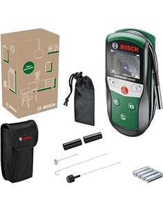 Bosch cámara de inspección UniversalInspect (cámara de endoscopio de Ø 8 mm con imágenes en Color, Longitud Flexible de 0,95 m y