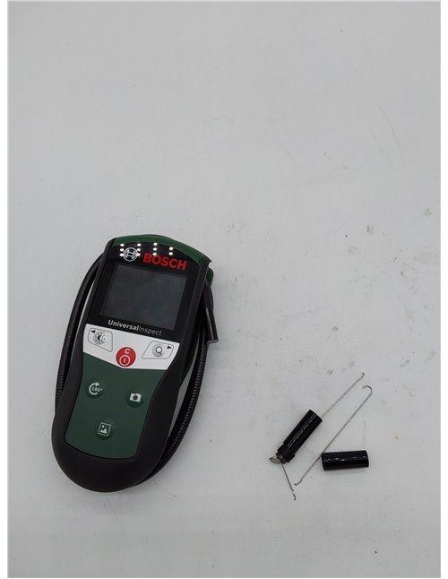Bosch cámara de inspección UniversalInspect (cámara de endoscopio de Ø 8 mm con imágenes en Color, Longitud Flexible de 0,95 m y