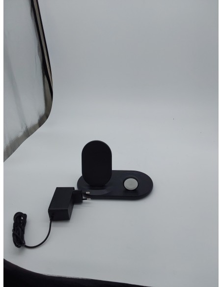 Belkin Cargador inalámbrico 3 en 1 (7,5 W para AirPods y AirPods), base de carga inalámbrica, estación de carga inalámbrica para
