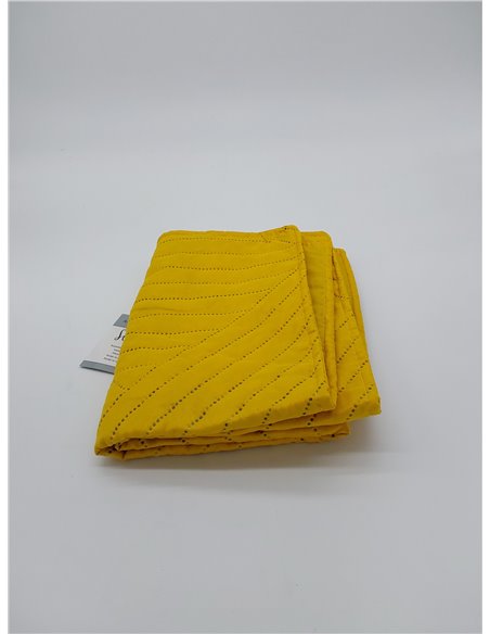AmeliaHome Juego de 2 Fundas de Almohada de 50 x 70 cm, Color Antracita y Amarillo Miel       