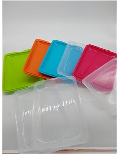 Tatay Set de 4 Unidades Porta Embutidos y Alimento Fresh, Libre de BPA, Reutilizables, Apilables, Apto Lavavajillas y Microondas 2