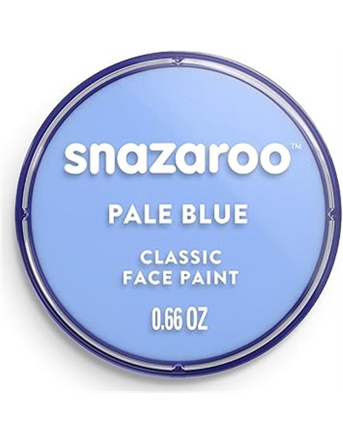 Snazaroo - Pintura facial y corporal, 18 ml, color azul pálido, profesional a base de agua, pastilla de aquacolor individual par