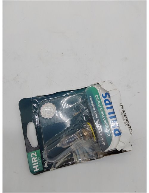Philips X-tremeVision Pro150 HIR2, Halógena, bombilla faros delanteros +150%, blister individual       